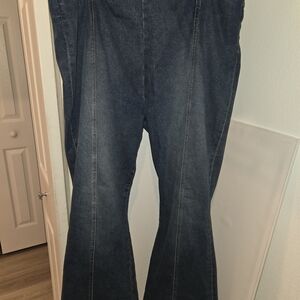 Lee Women's Dark Blue Flare Jeans